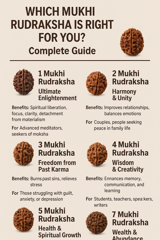 Which Mukhi Rudraksha Is Right for You? Complete Guide
